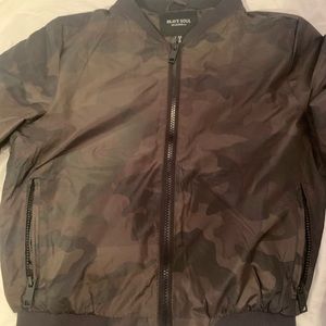 Camo bomber jacket